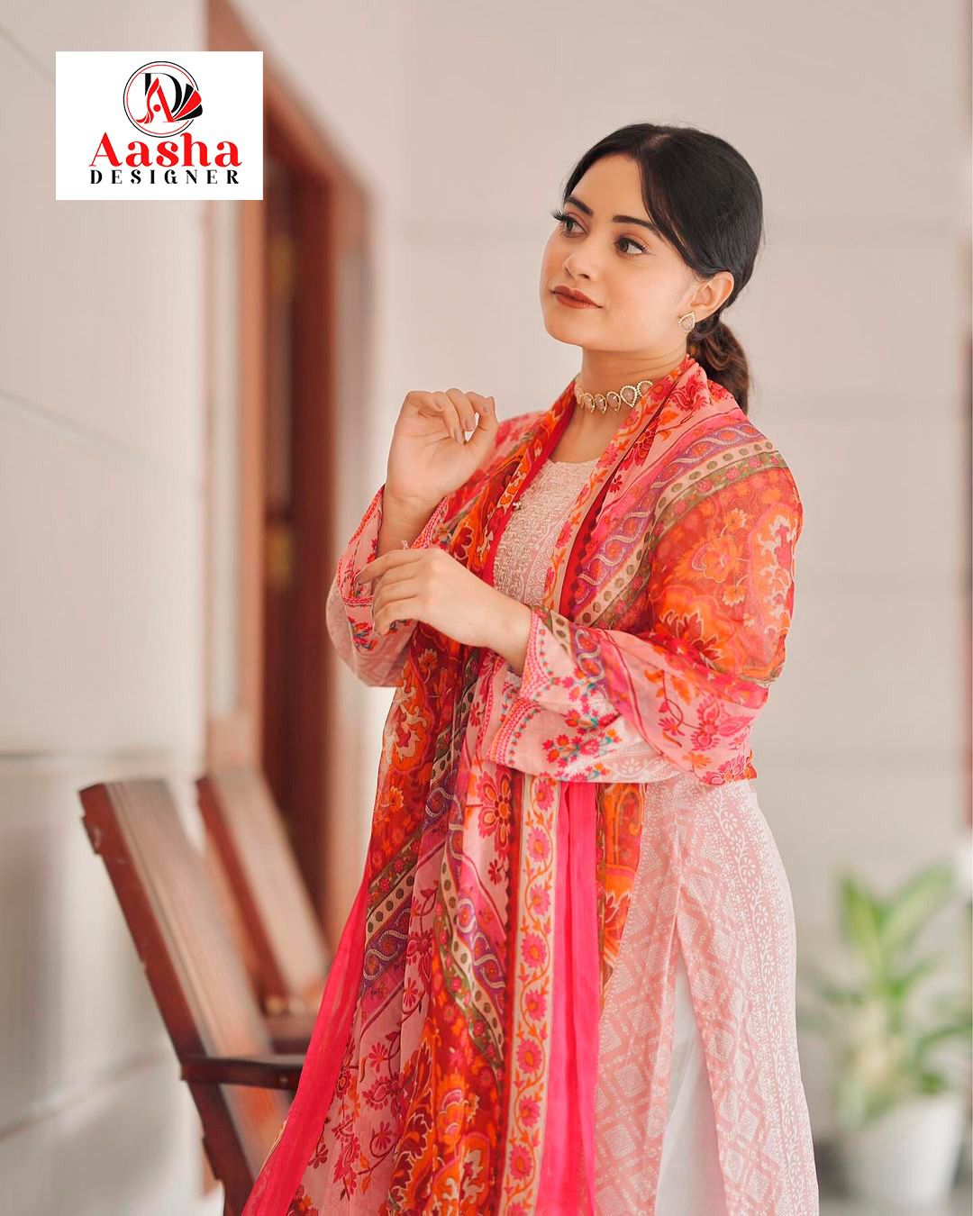 1052 A To C By Aasha Printed Pure Cotton Pakistani Suits Wholesale Market In Surat
